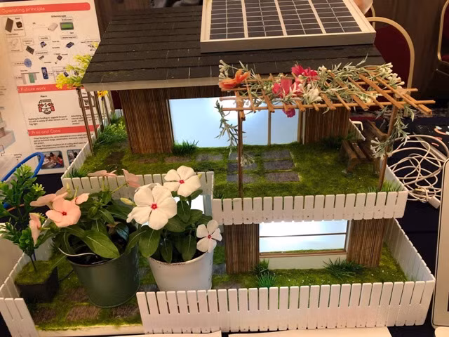 Ảnh Mô phỏng hệ thống máy tưới cây tự động