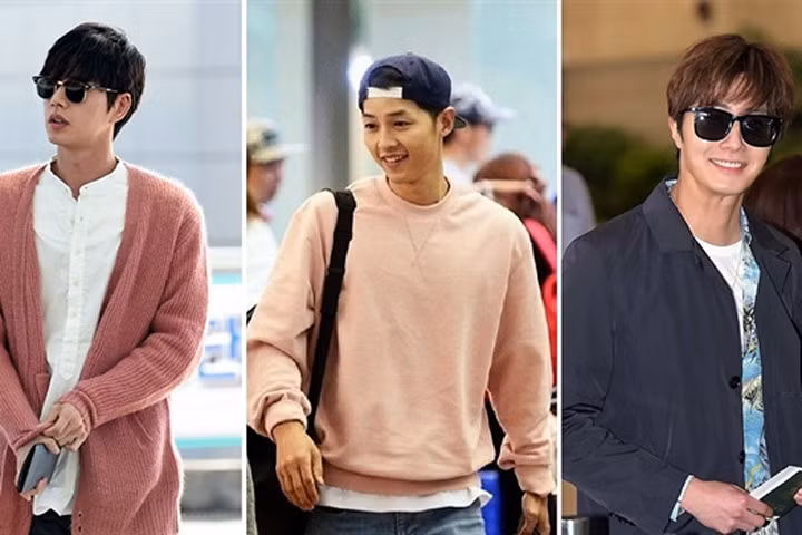 Gu thời trang sân bay ấn tượng nhất của mỹ nam Hàn