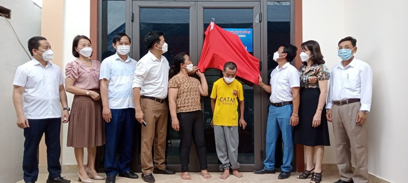 Ngôi nhà mới của anh Nguyễn Đình Thân (xã Cẩm Vịnh, huyện Cẩm Xuyên, Hà Tĩnh).