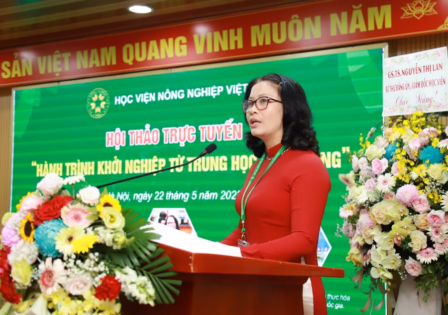 GS.TS Nguyễn Thị Lan phát biểu tại hội thảo