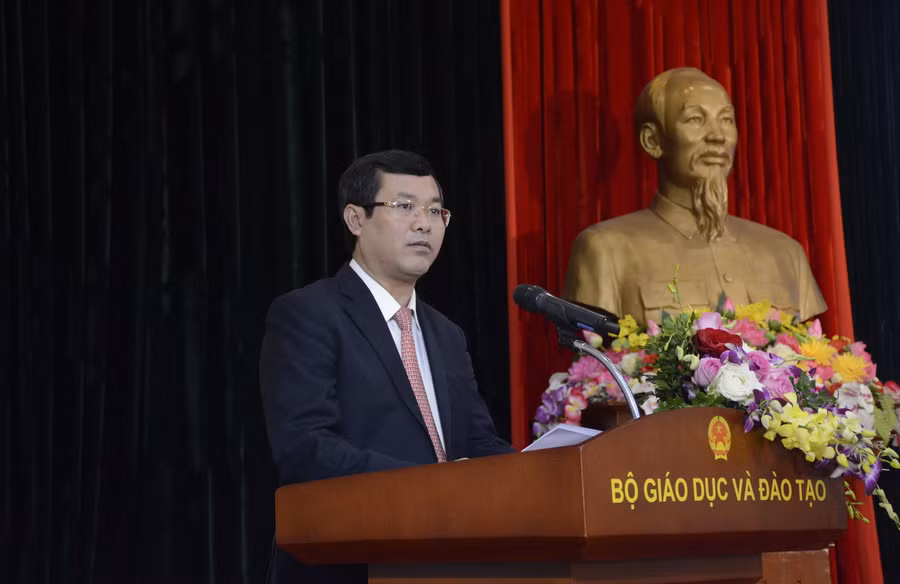 Thứ trưởng Nguyễn Văn Phúc phát biểu tại Hội diễn