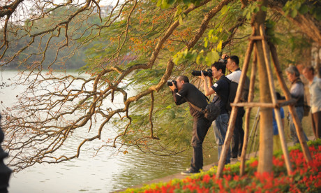 Mê hoặc dáng chiều dát vàng Hồ Gươm - Ảnh 16 Me hoac dang chieu dat vang Ho Guom - Anh 16