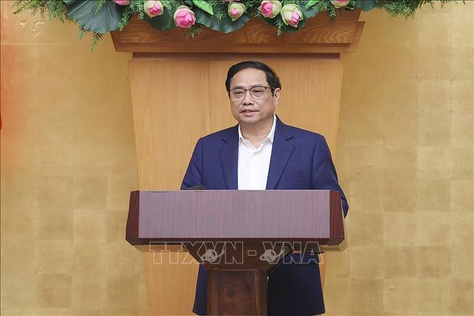 Thủ tướng Phạm Minh Chính chủ trì phiên họp. Ảnh: Dương Giang/TTXVN. Thủ tướng Phạm Minh Chính chủ trì phiên họp. Ảnh: Dương Giang/TTXVN.