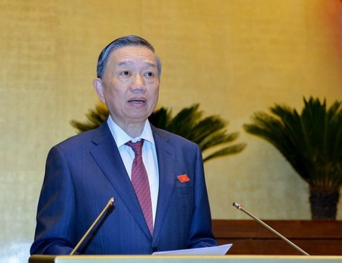 Bộ trưởng Bộ Công an Tô Lâm Bộ trưởng Bộ Công an Tô Lâm