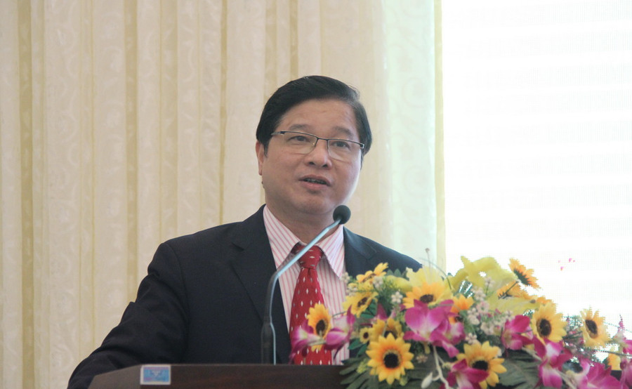 GS.TS Phạm Quang Trung phát biểu khai mạc khóa tập huấn bồi dưỡng khu vực miền Trung