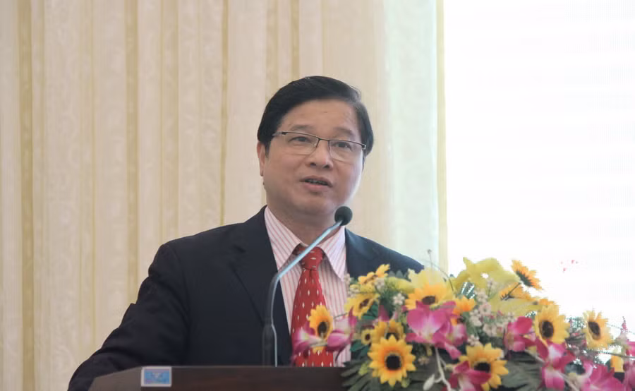 GS.TS Phạm Quang Trung phát biểu khai mạc khóa tập huấn bồi dưỡng khu vực miền Trung