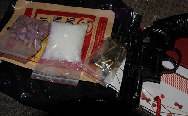 Tang vật bị cơ quan công an thu giữ. Tang vật bị cơ quan công an thu giữ.