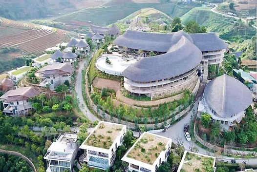 Phát triển du lịch nghỉ dưỡng được thị trấn quan tâm.