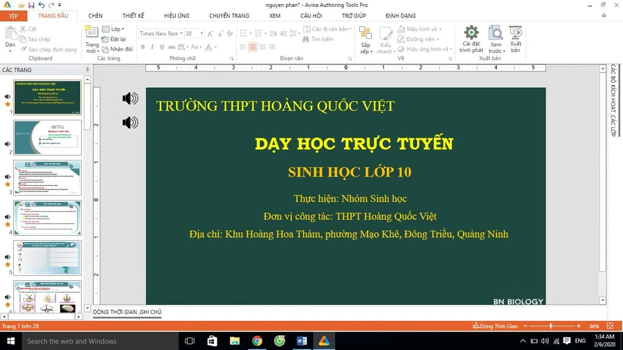 Phòng dich corona, giáo viên dạy online theo cách linh hoạt