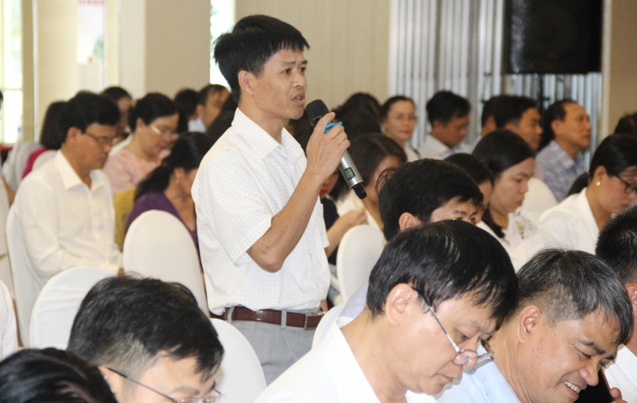 Hội nghị nhận được nhiều ý kiến chia sẻ của các đại biểu.