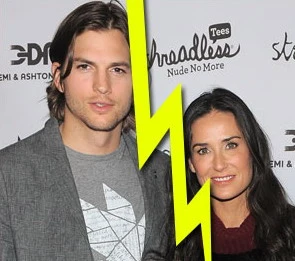 Demi Moore và Ashton Kutcher chia tay