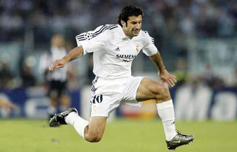 Luis Figo luôn được đánh giá là một trong những cầu thủ xuất sắc nhất thế giới 