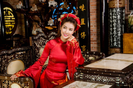 Hot girl Linh Napie e ấp đón xuân - Ảnh 5 Hot girl Linh Napie e ap don xuan - Anh 5