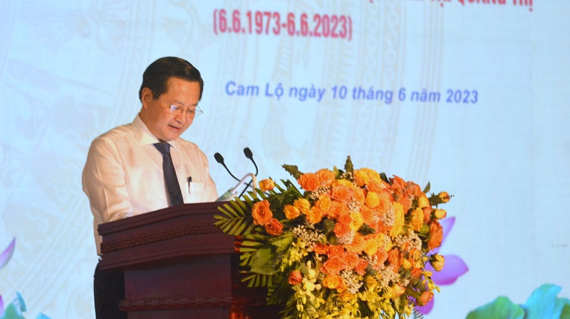 Phó Thủ tướng Lê Minh Khái phát biểu tại Lễ kỷ niệm. Phó Thủ tướng Lê Minh Khái phát biểu tại Lễ kỷ niệm.