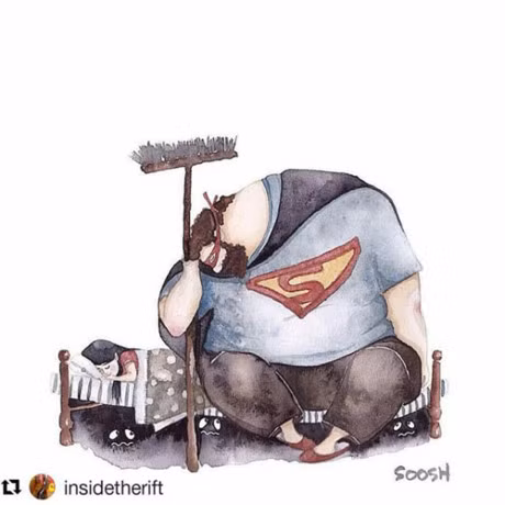 Xuc dong manh voi bo tranh cha va con gai - Anh 1