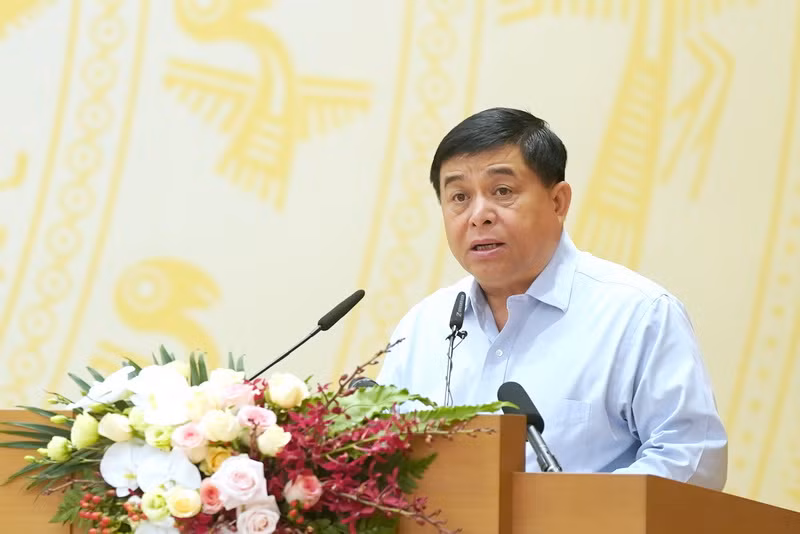 Bộ trưởng Bộ Kế hoạch và Đầu tư Nguyễn Chí Dũng.Ảnh: VGP