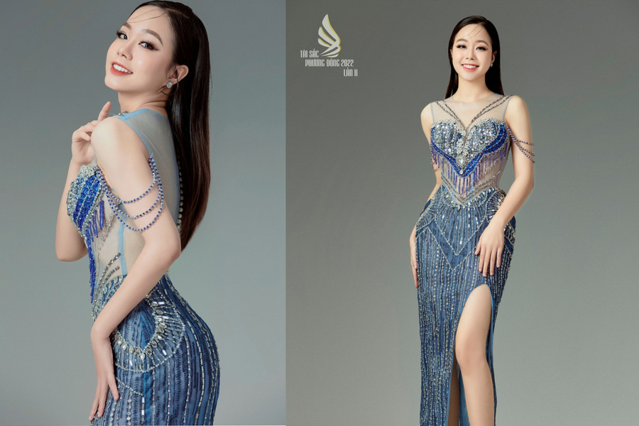 Như Quỳnh xinh đẹp, tự tin trong cuộc thi.