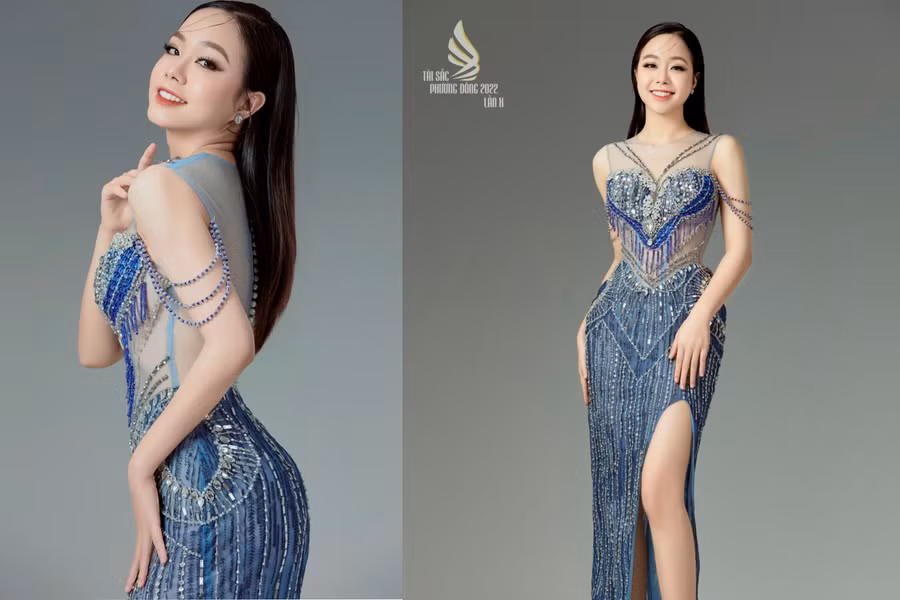 Như Quỳnh xinh đẹp, tự tin trong cuộc thi.