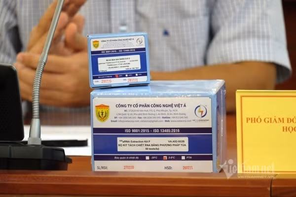 Kit test của Công ty Việt Á.