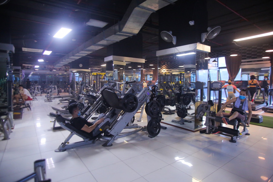 Những hội viên tại phòng tập phải đăng ký tập luyện trước mỗi kênh online để cơ sở có thể bố trí, sắp xếp không quá 30 người trong một buổi tập.