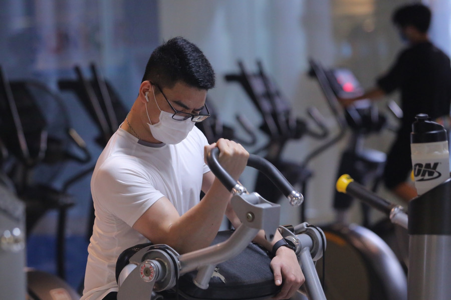 Để được quay trở lại luyện tập, các học viên đã phải đăng ký với cơ sở gym từ trước đó ít ngày.