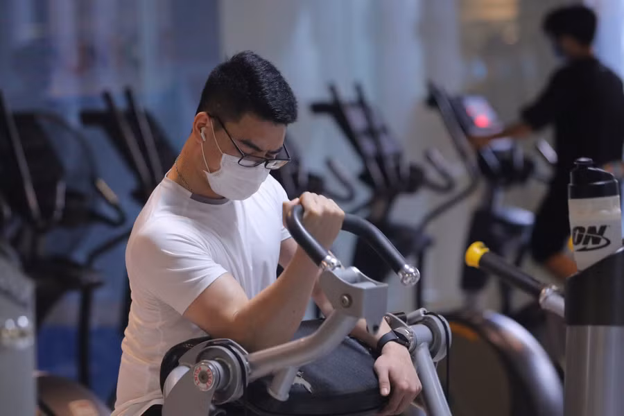 Để được quay trở lại luyện tập, các học viên đã phải đăng ký với cơ sở gym từ trước đó ít ngày.