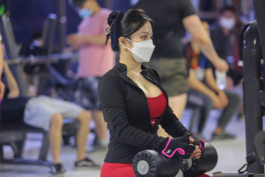 Hà Nội: Nhiều phòng gym mở cửa, học viên đăng ký trước vài ngày để xếp lịch ảnh 5