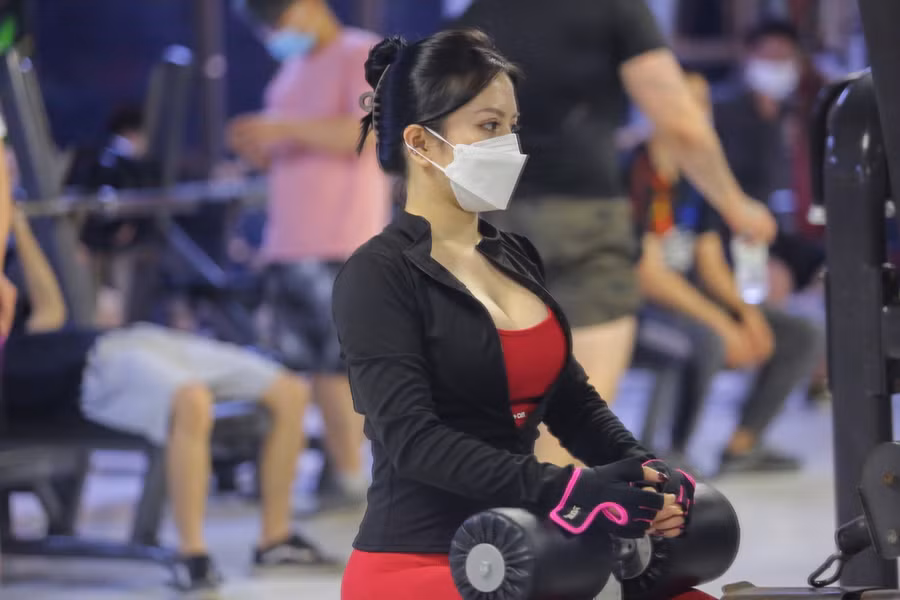 Hà Nội: Nhiều phòng gym mở cửa, học viên đăng ký trước vài ngày để xếp lịch ảnh 5