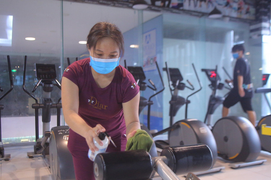 Hà Nội: Nhiều phòng gym mở cửa, học viên đăng ký trước vài ngày để xếp lịch ảnh 3