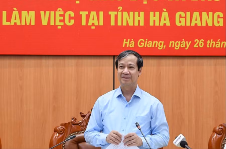 Bộ trưởng Nguyễn Kim Sơn nhận định, Hà Giang sẽ triển khai kỳ thi với một số nhiệm vụ đặc biệt hơn.