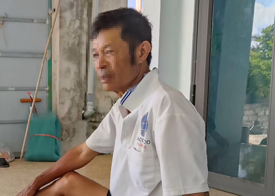 Ông N. chia sẻ với PV về sự việc xảy ra với người con trai út.