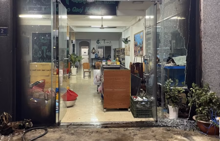 Hiện trường vụ việc. 