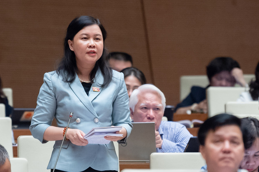 Đại biểu Nguyễn Phương Thủy (Đoàn ĐBQH TP Hà Nội).