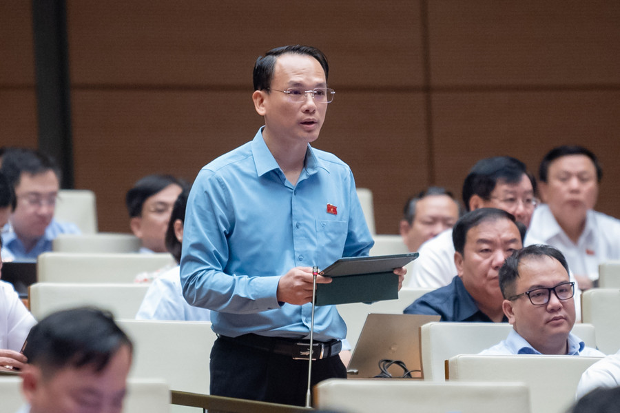 Đại biểu Lưu Bá Mạc (Đoàn ĐBQH tỉnh Lạng Sơn).