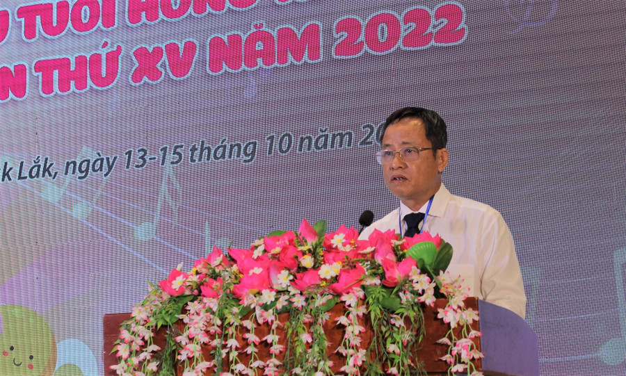 TS Đỗ Tường Hiệp phát biểu khai mạc Hội thi.