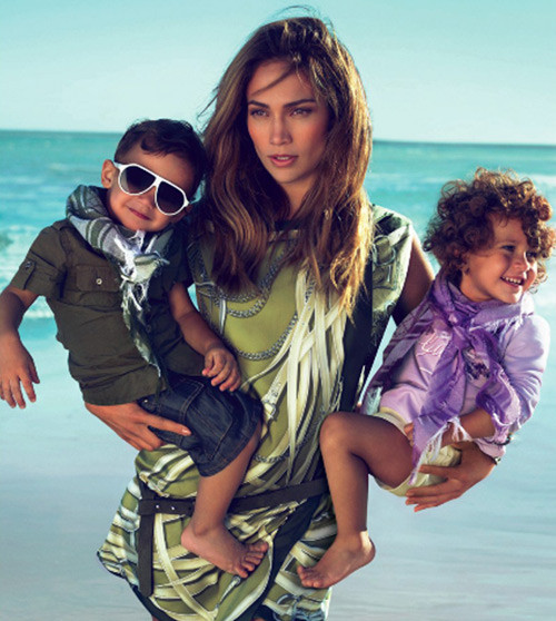 Jennifer Lopez và Marc Anthony bất ngờ chia tay ảnh 4 Lopez với hai thiên thần nhỏ, cặp song sinh trên tay