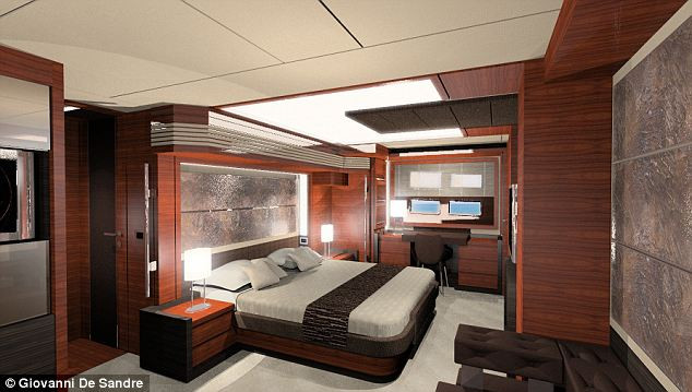 Ngắm siêu thuyền giá 3 tỉ bảng ảnh 2 The History Supreme’s bedroom is covered in platinum and the odd prehistoric artefact Read more: http://www.dailymail.co.uk/news/article-2016839/Luxury-yacht-make-Roman-Abramovich-jealous-sells-3bn.html#ixzz1Si2lRHEp