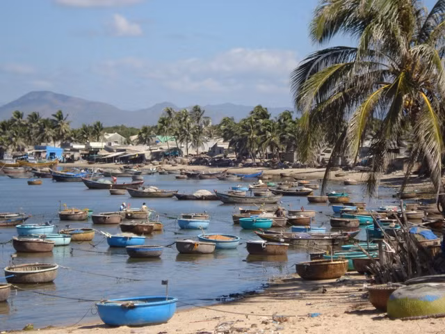 Lạ lùng cua móng đỏ ảnh 3 Vùng biển Thuận Quý nơi có nhiều cua móng đỏ