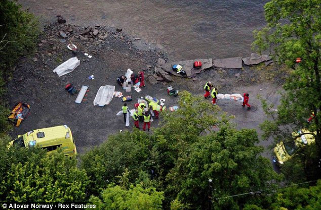Teenagers on the Norwegian holiday island of Utoya had to ’swim for their lives’ and hide in trees when the gunman fired indiscriminately at them Read more: http://www.dailymail.co.uk/news/article-2017709/Pictured-The-blond-Norwegian-32-arrested-holiday-island-massacre-linked-Oslo-car-bomb-blasts.html#ixzz1St9bUbSp