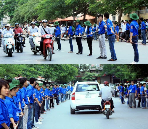 Vẻ đẹp mang tên &quot;áo xanh tình nguyện&quot;