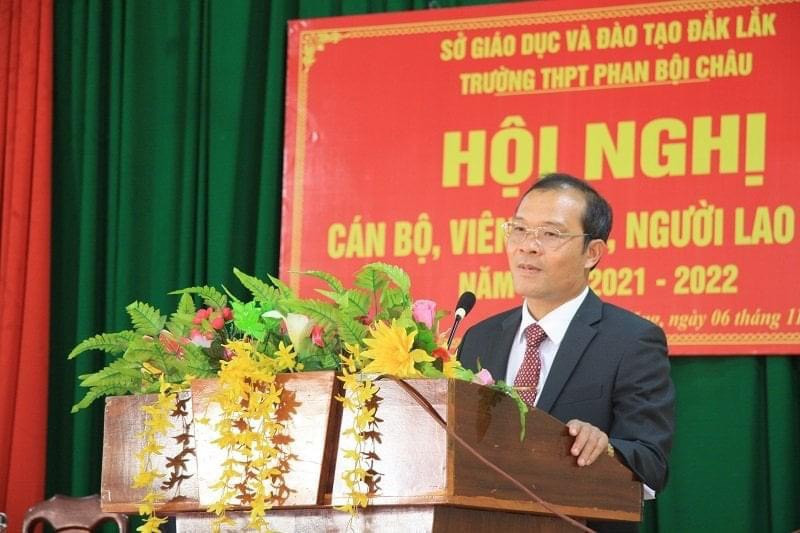 Ông Lã Mạnh Hà - Hiệu trưởng trường THPT Phan Bội Châu