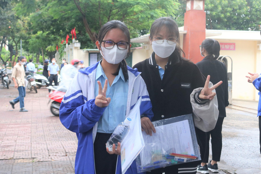 Học sinh Gia Lai tham dự kỳ thi tốt nghiệp THPT 2022.