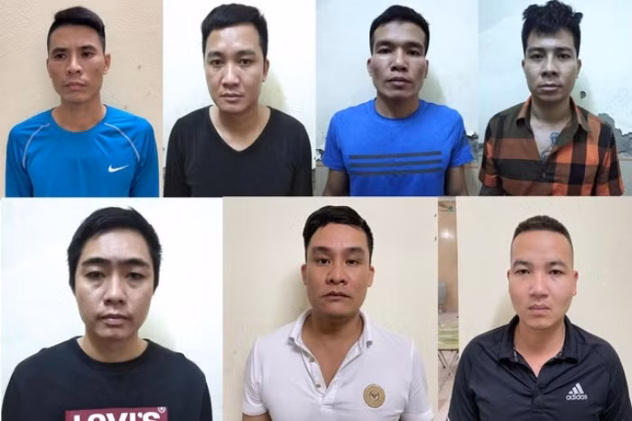 Một số bị can có liên quan đến vụ việc.