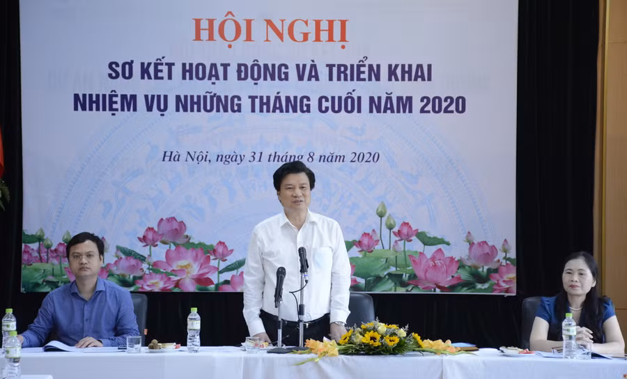 Thứ trưởng Nguyễn Hữu Độ phát biểu tại hội nghị