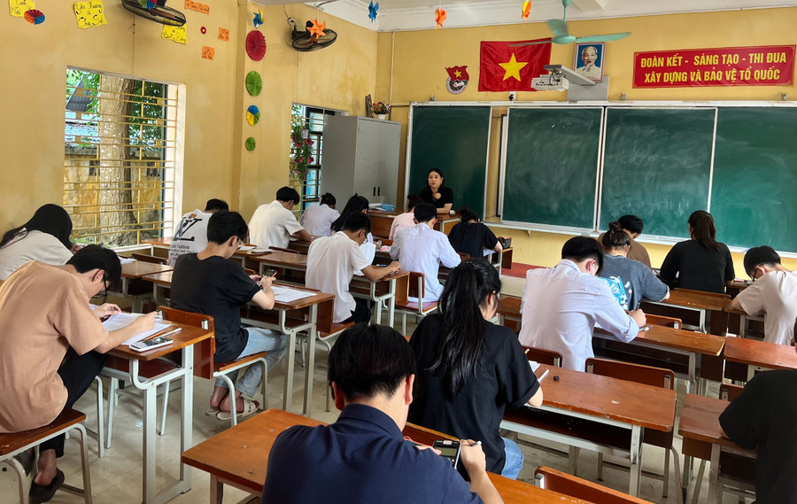 Giai đoạn nước rút, tập trung ôn cho học sinh đến những ngày trước khi thi tốt nghiệp.