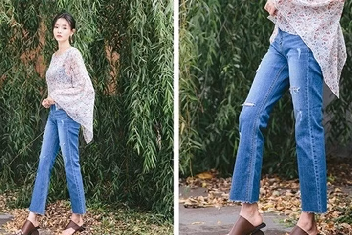 Những kiểu quần jeans không thể thiếu khi xuống phố ngày hè