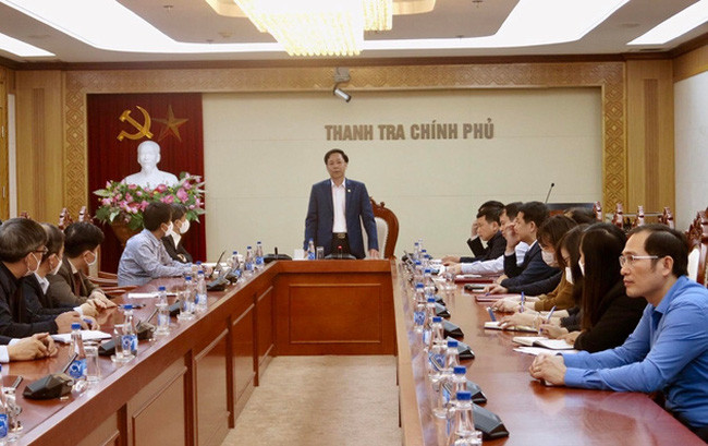 Toàn cảnh buổi công bố kết luận thanh tra.