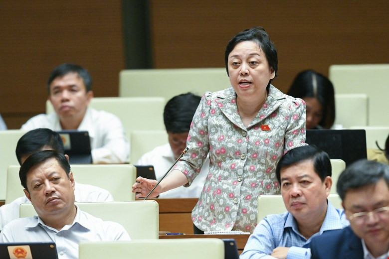 Đại biểu Phạm Khánh Phong Lan (đoàn TP Hồ Chí Minh).