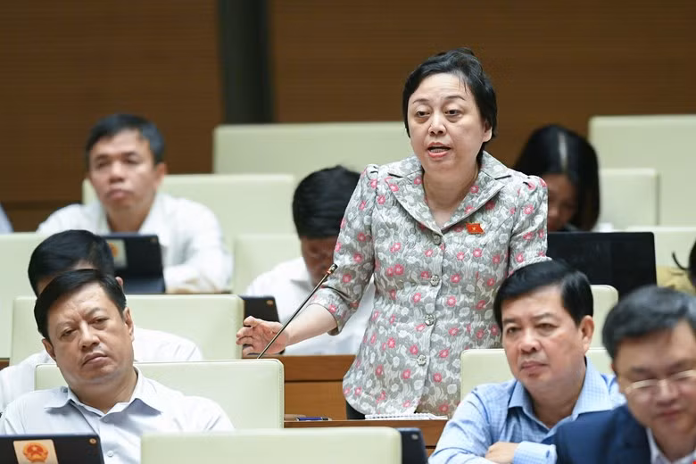 Đại biểu Phạm Khánh Phong Lan (đoàn TP Hồ Chí Minh).