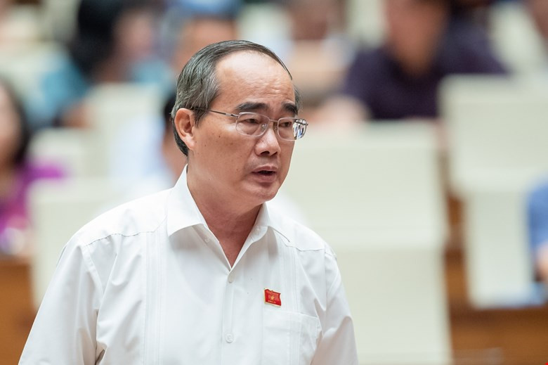 Đại biểu Nguyễn Thiện Nhân (đoàn TP Hồ Chí Minh).